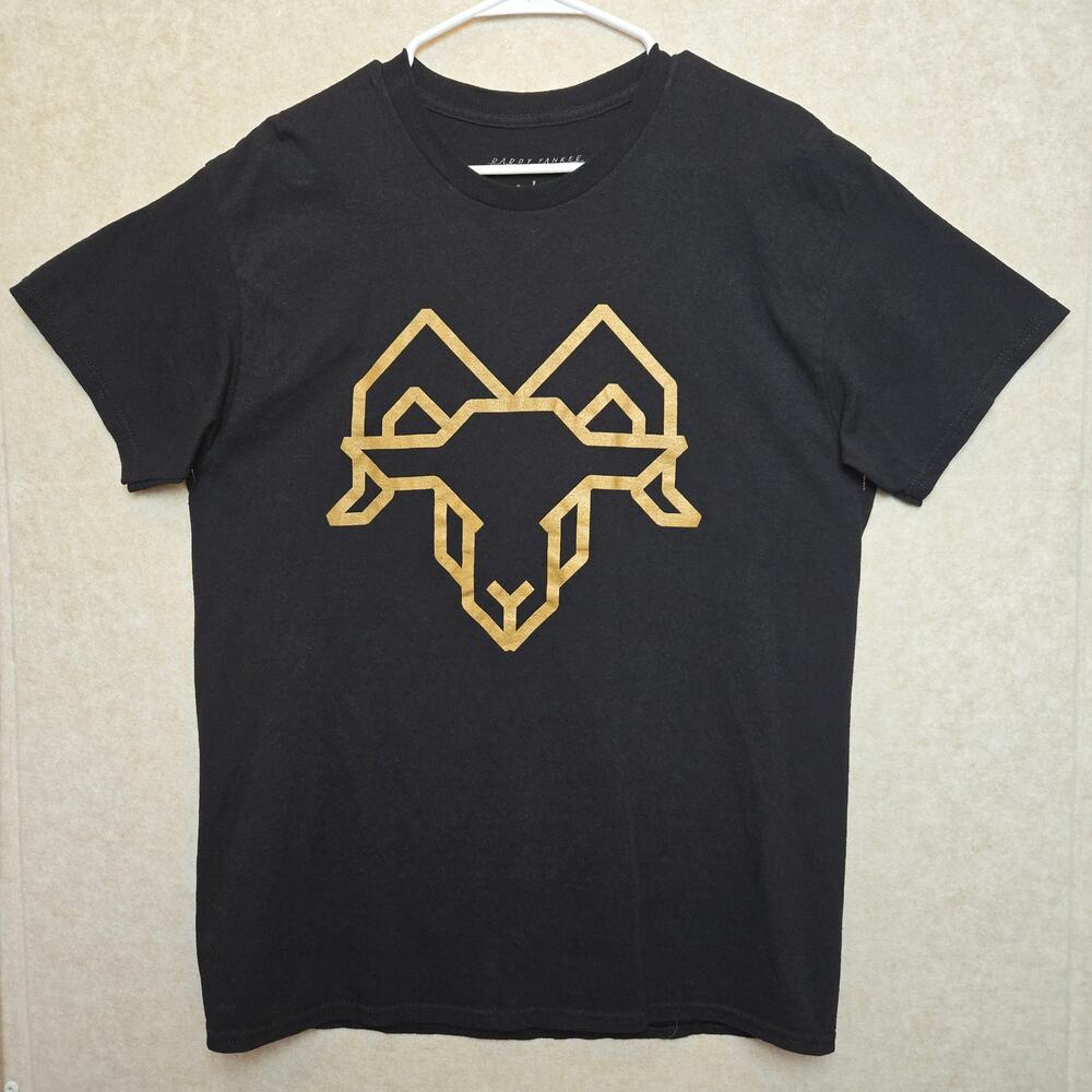 Daddy Yankee Legendaddy 2022 Tour Shirt Large Black Gold Official Concert Tee